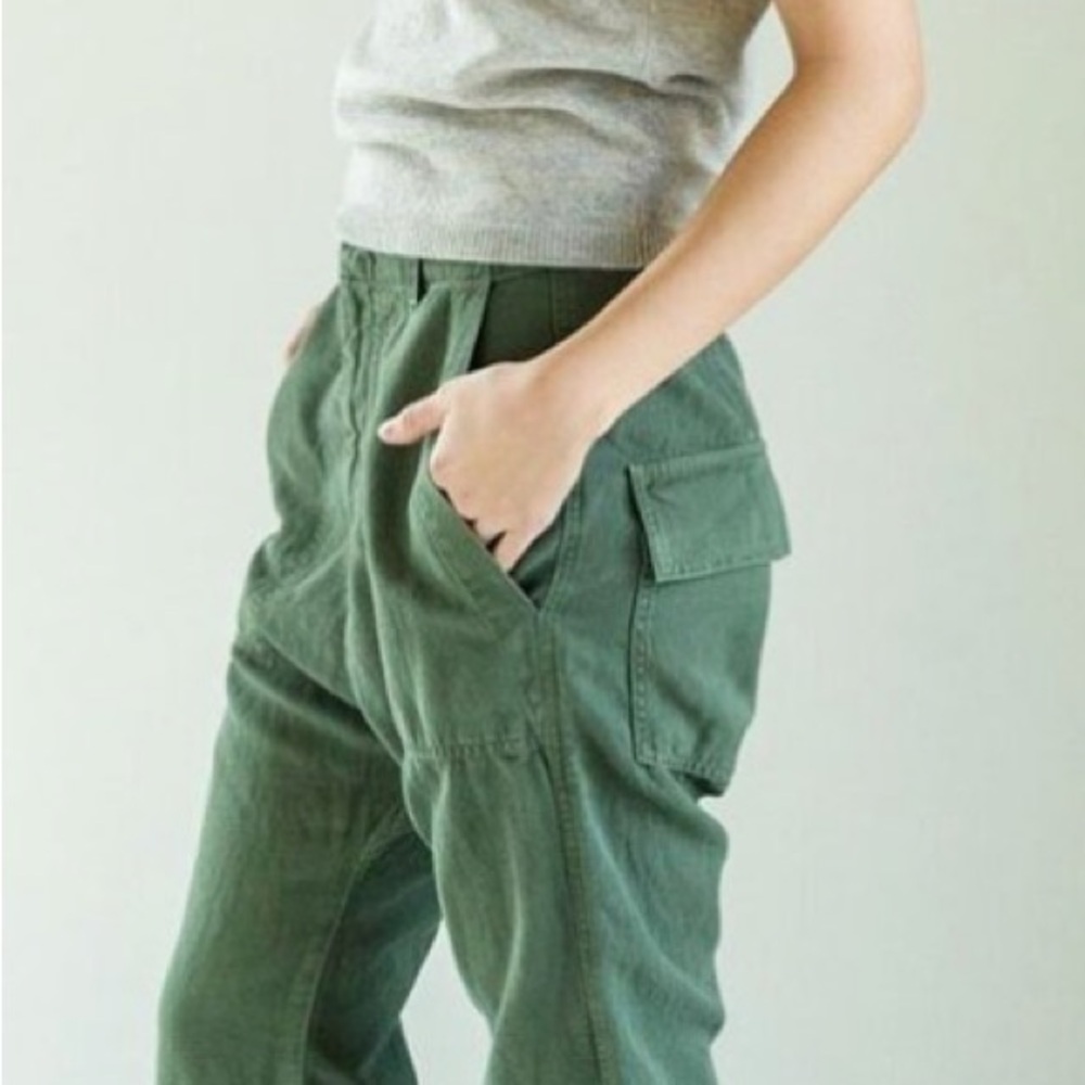 Nili Lotan Luna Pants in Camo Green new with tags
